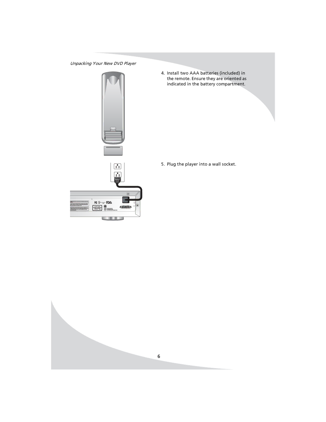 SpectronIQ PD-1100 user manual Unpacking Your New DVD Player 