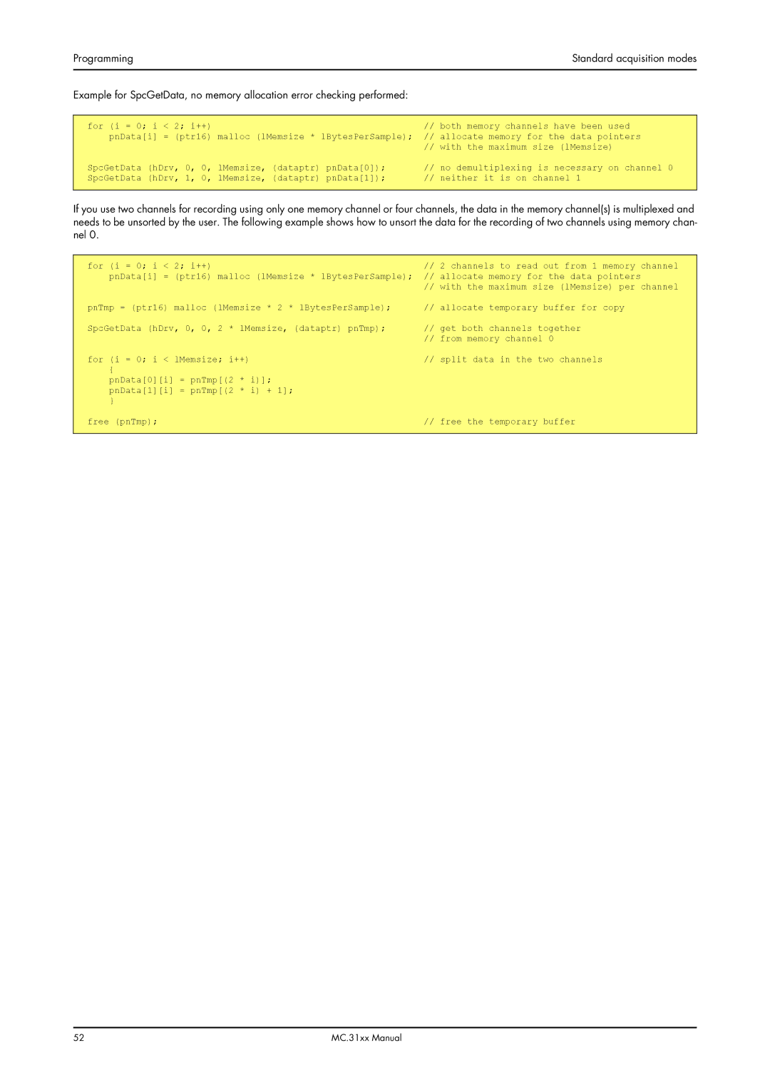 Spectrum Brands MC.31XX manual Programming 