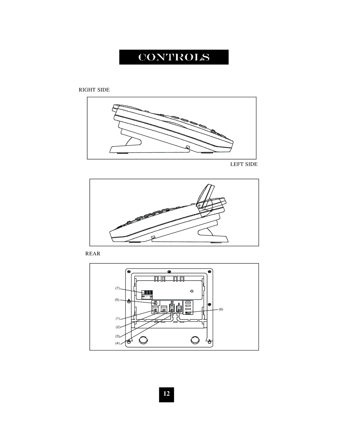 Spectrum Brands SP-400 manual Right Side Left Side Rear 