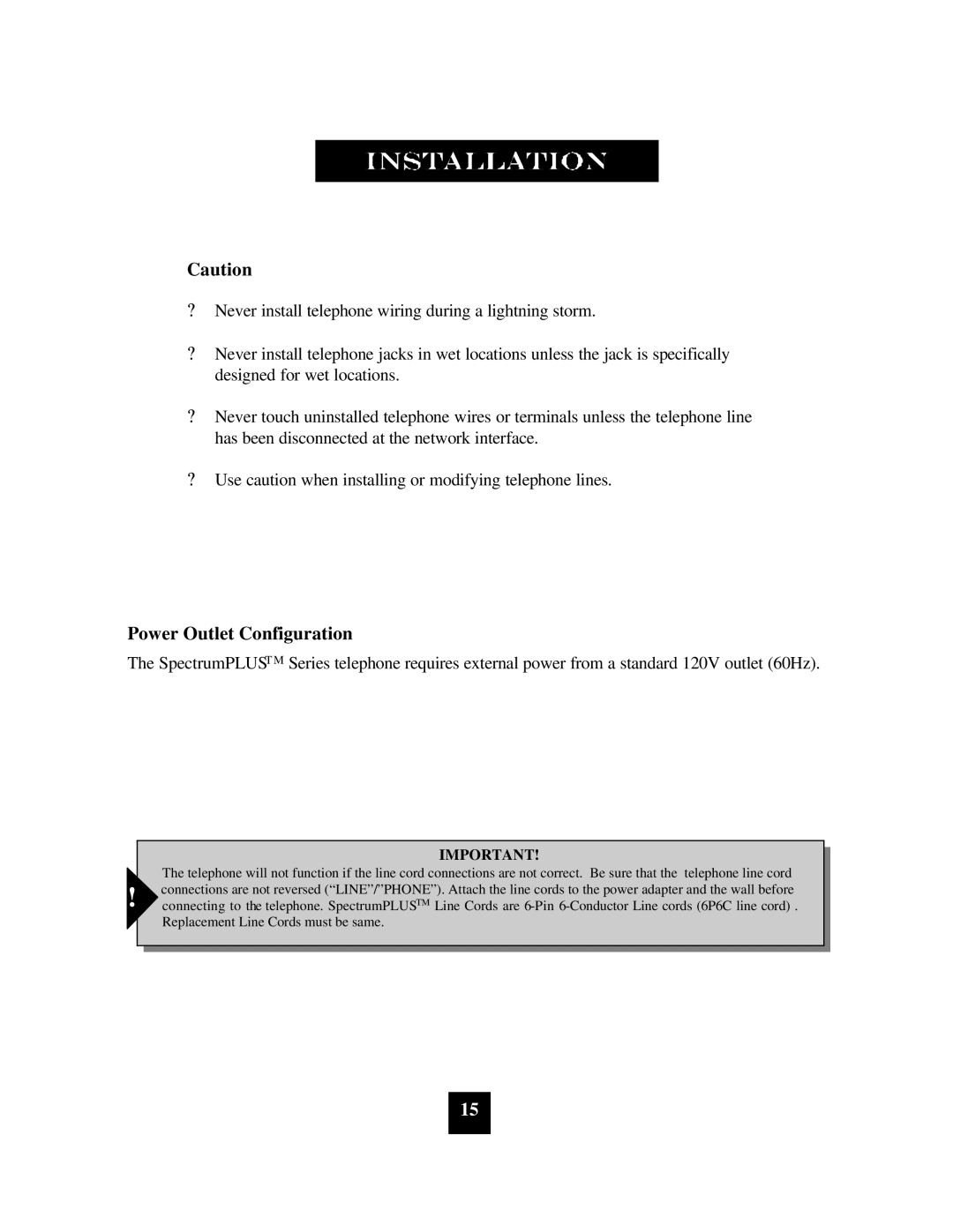 Spectrum Brands SP-400 manual Power Outlet Configuration 