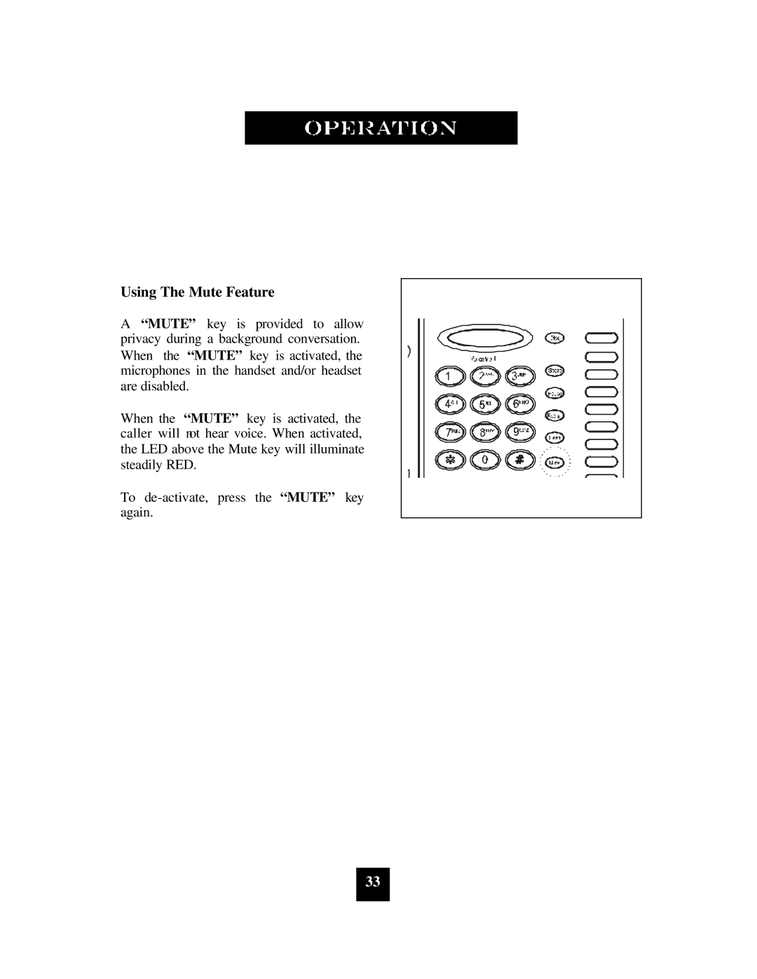 Spectrum Brands SP-400 manual Using The Mute Feature 