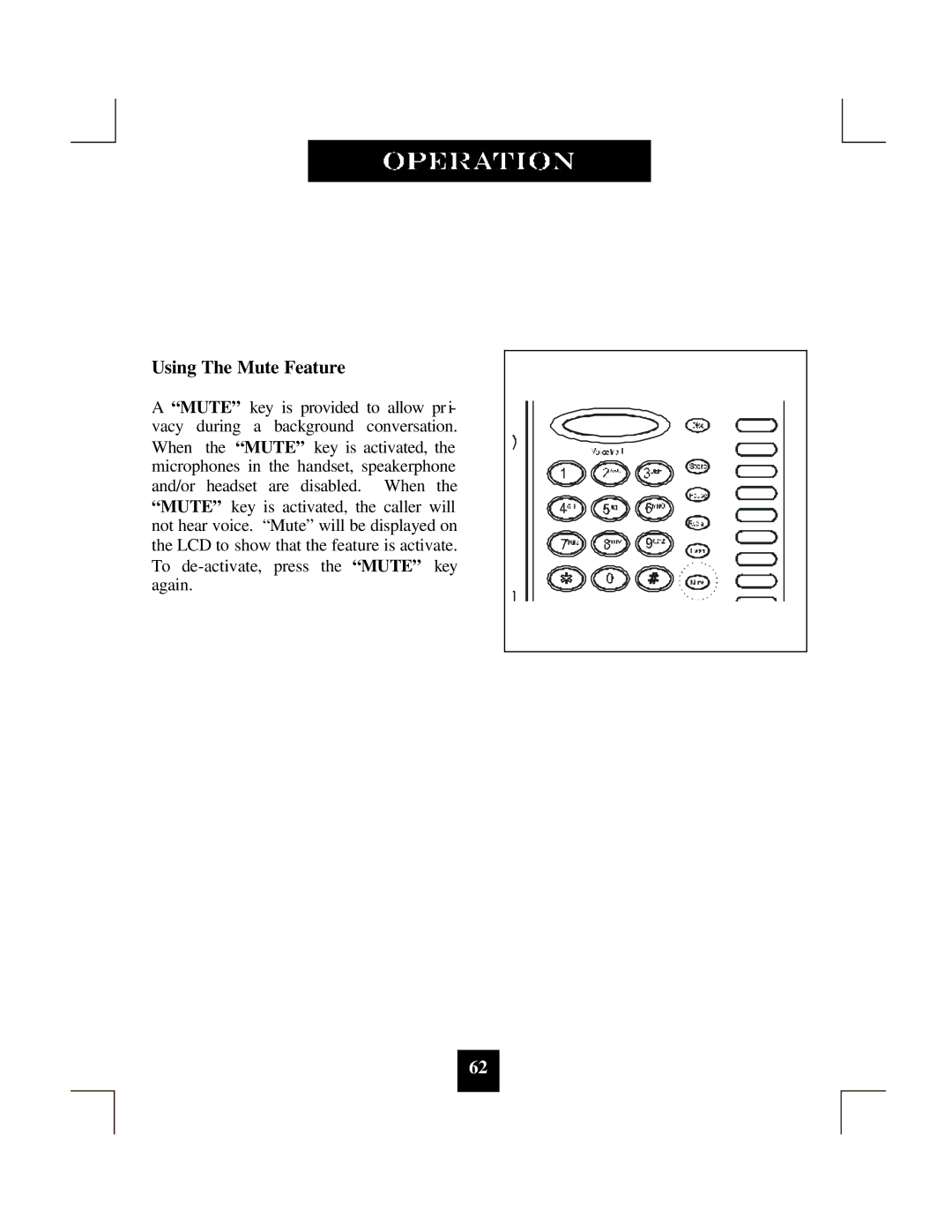 Spectrum Brands SP-550 manual Using The Mute Feature 