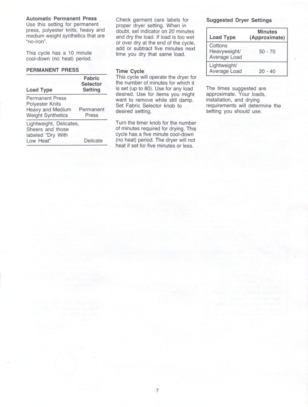 Speed Queen AEM497, AGM499, AGM479, AEM477 manual 