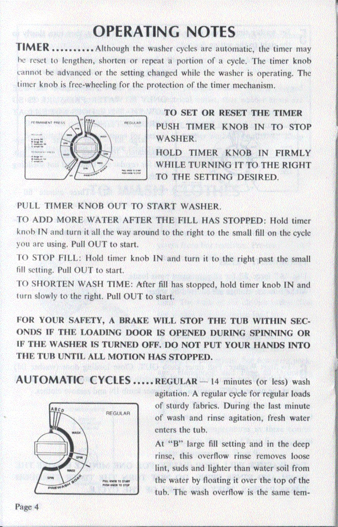 Speed Queen FA6300 manual 