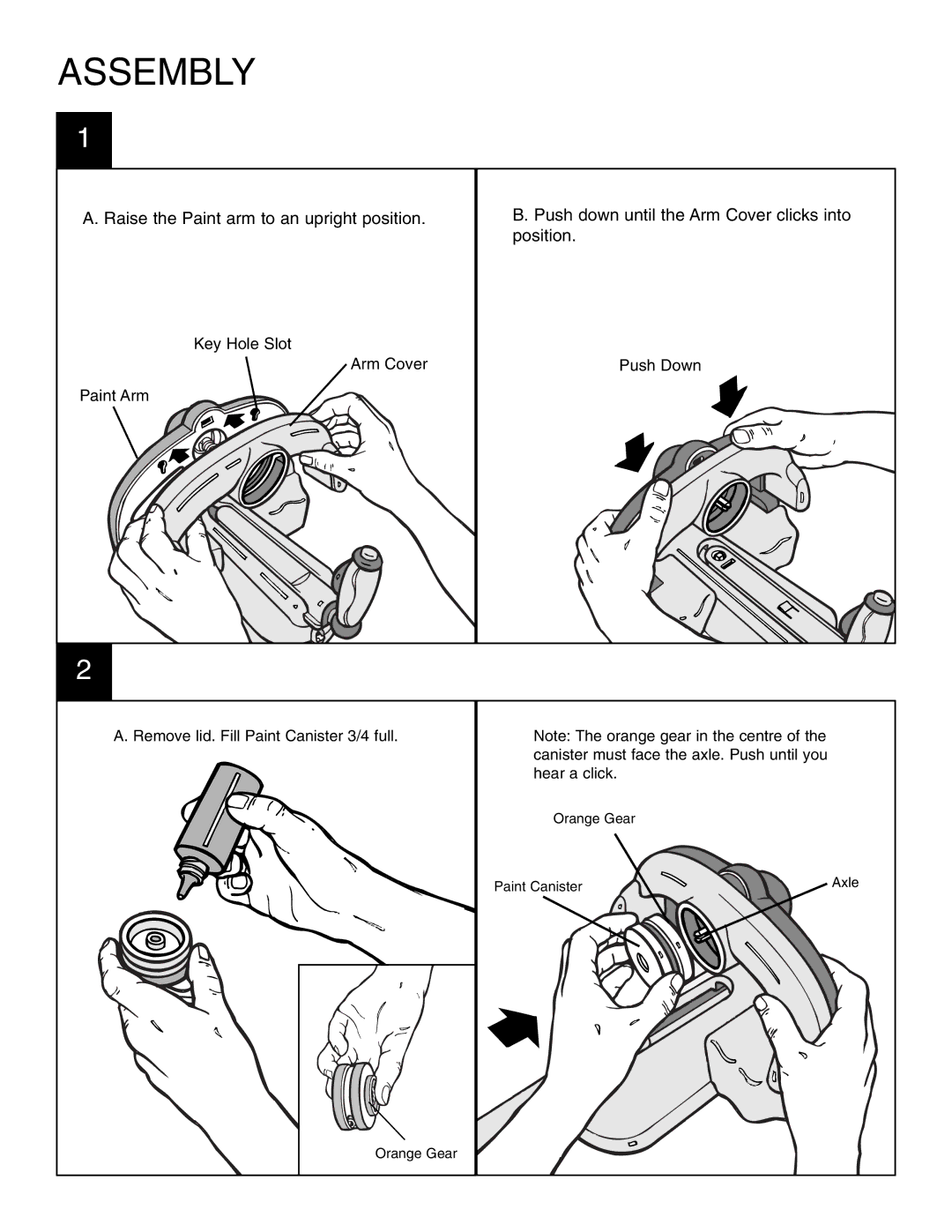 Spin Master Paint Sensation manual Assembly 