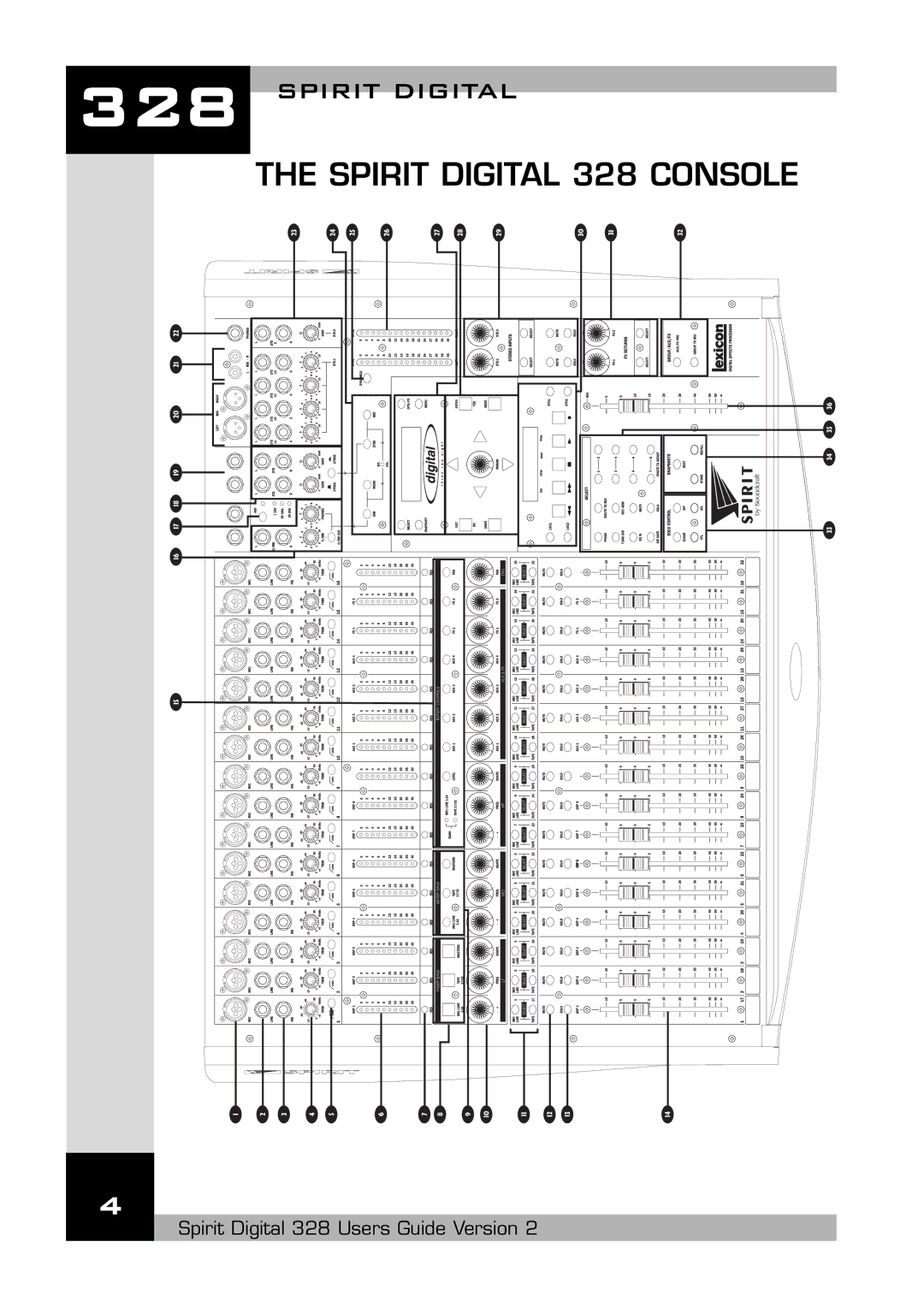 Spirit specifications Spirit Digital 328 Console 