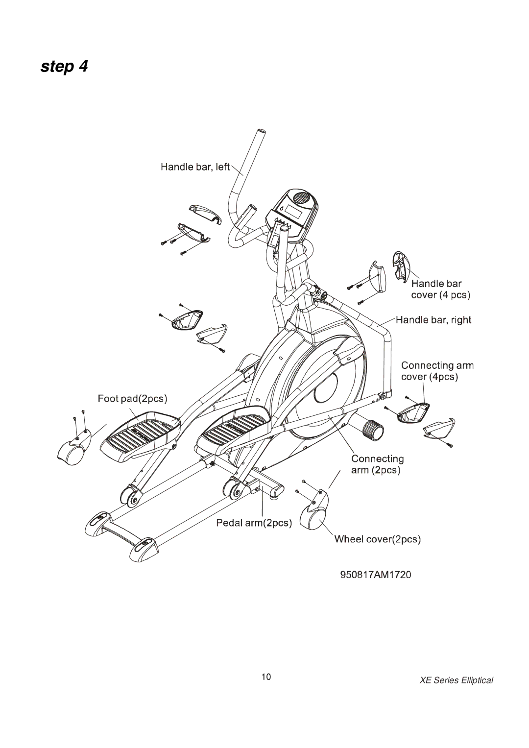 Spirit XE 125 owner manual Step 