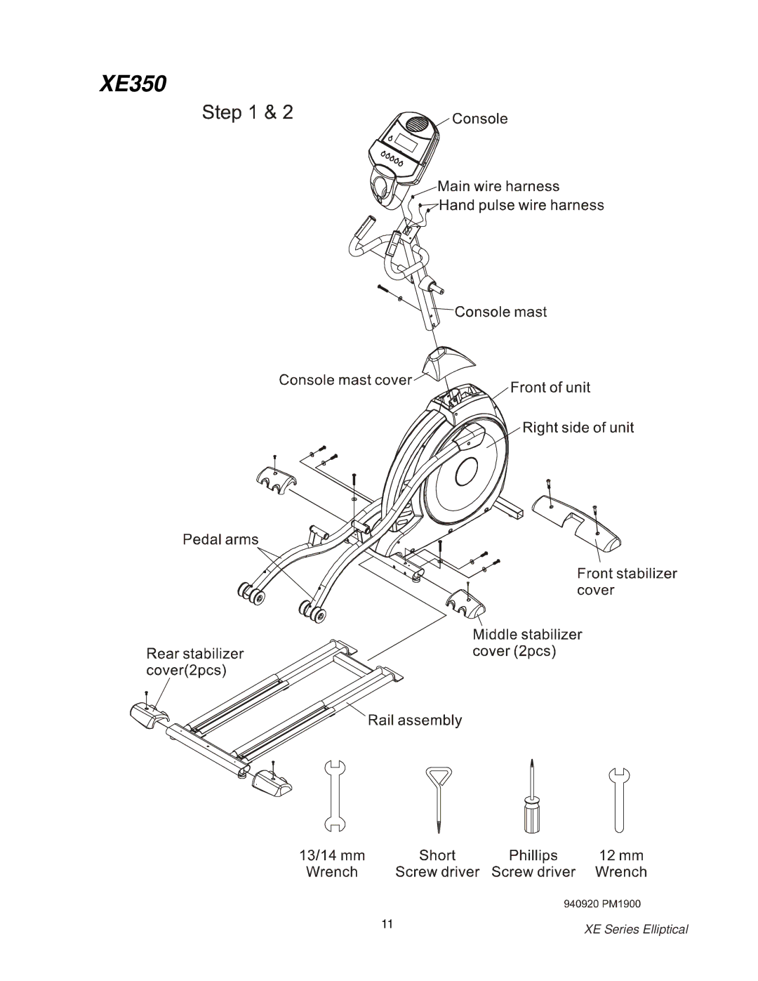 Spirit XE150, 550 owner manual XE350 