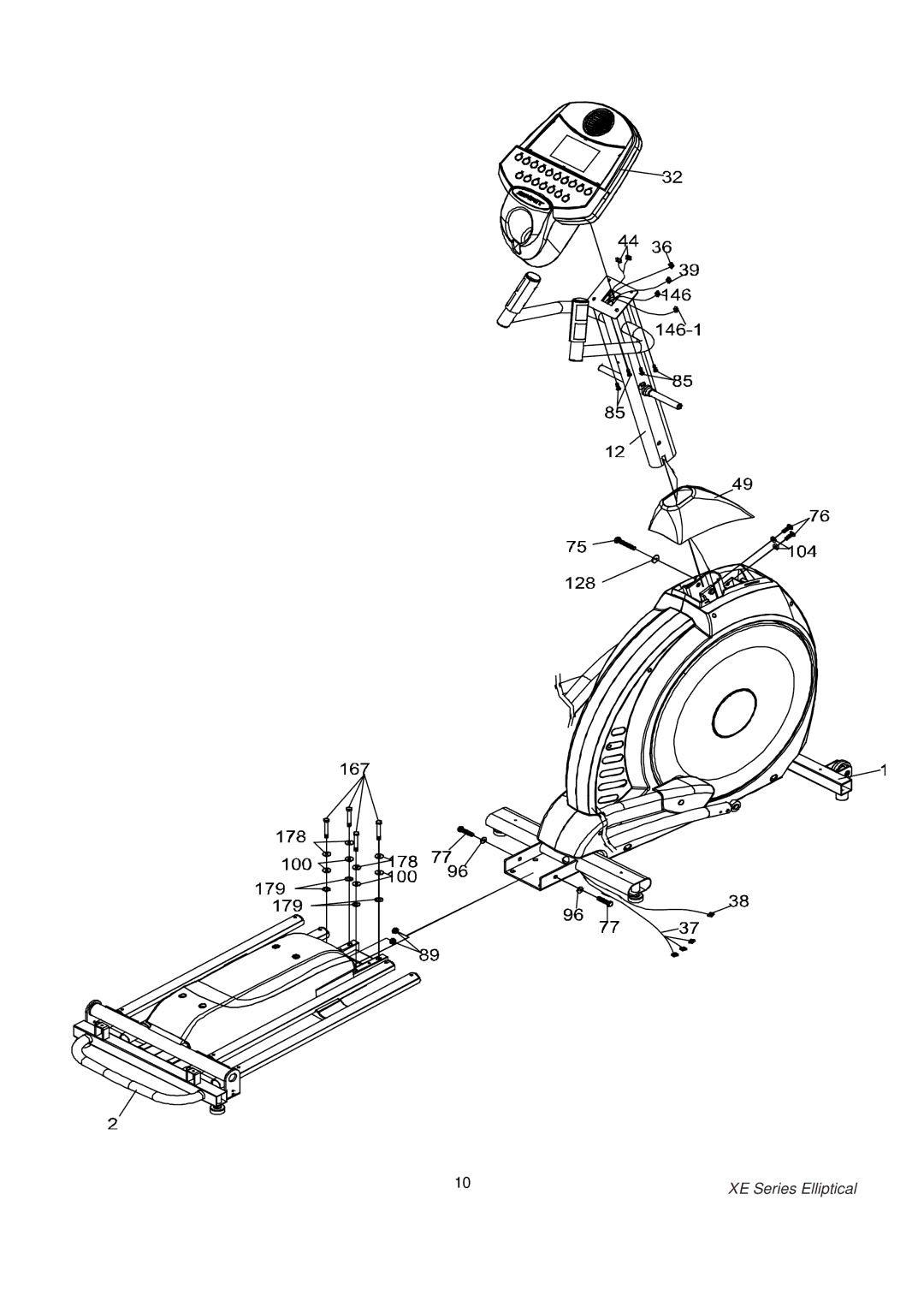 Spirit XE400 owner manual XE Series Elliptical 