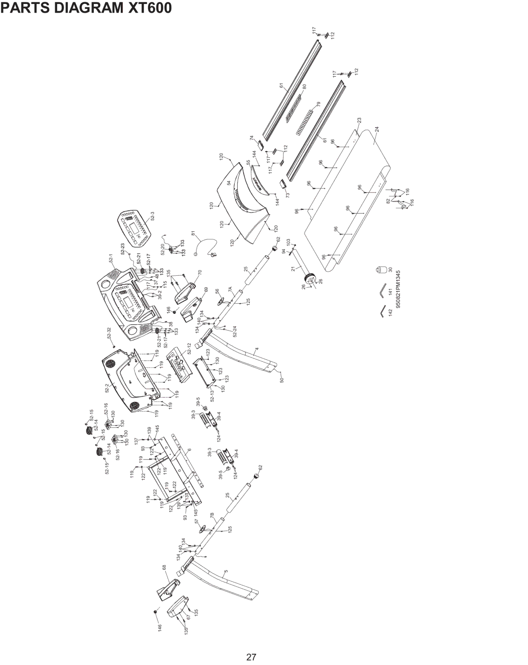 Spirit owner manual Parts Diagram XT600 