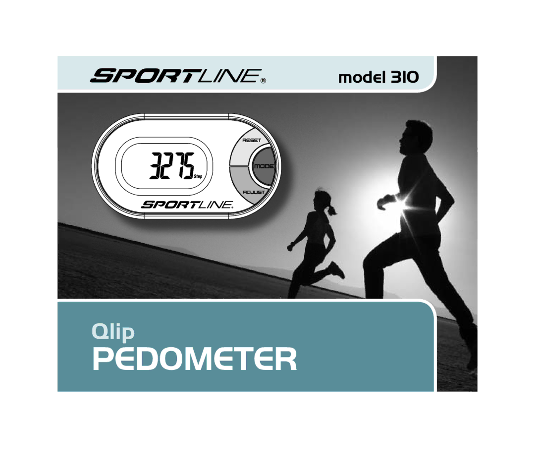 Sportline 310 manual Pedometer 