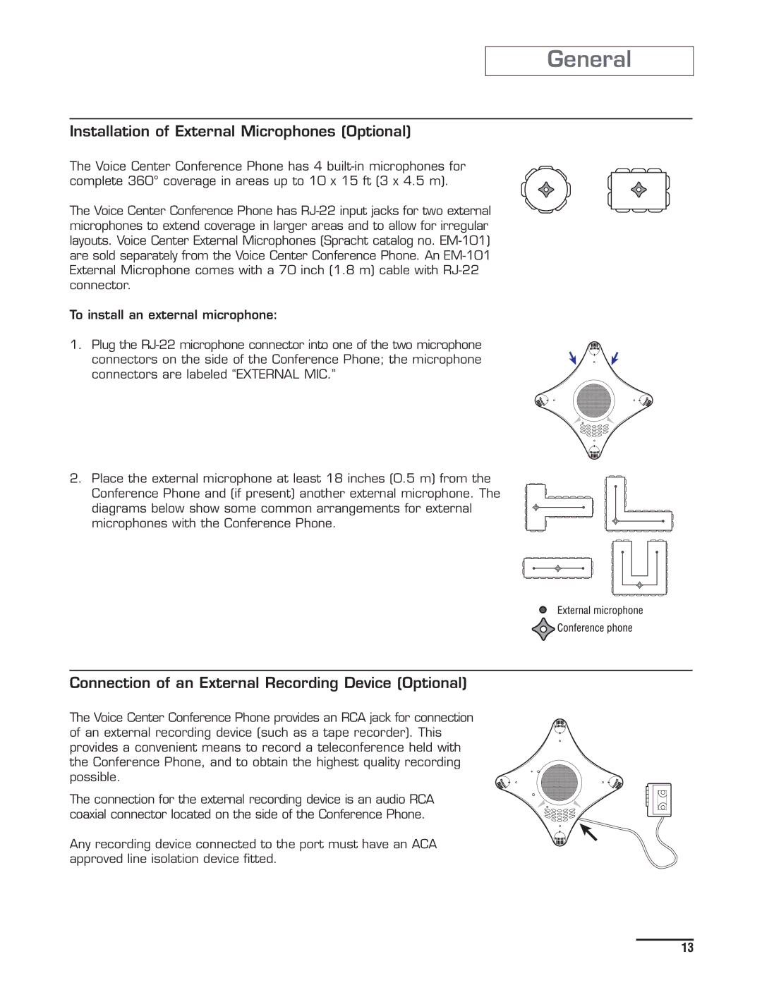 Spracht CP-2012 manual Eneral 