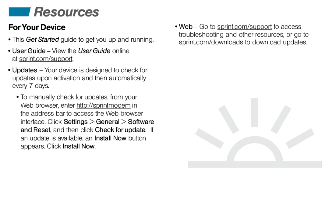 Sprint Nextel 341U manual Resources, For Your Device 