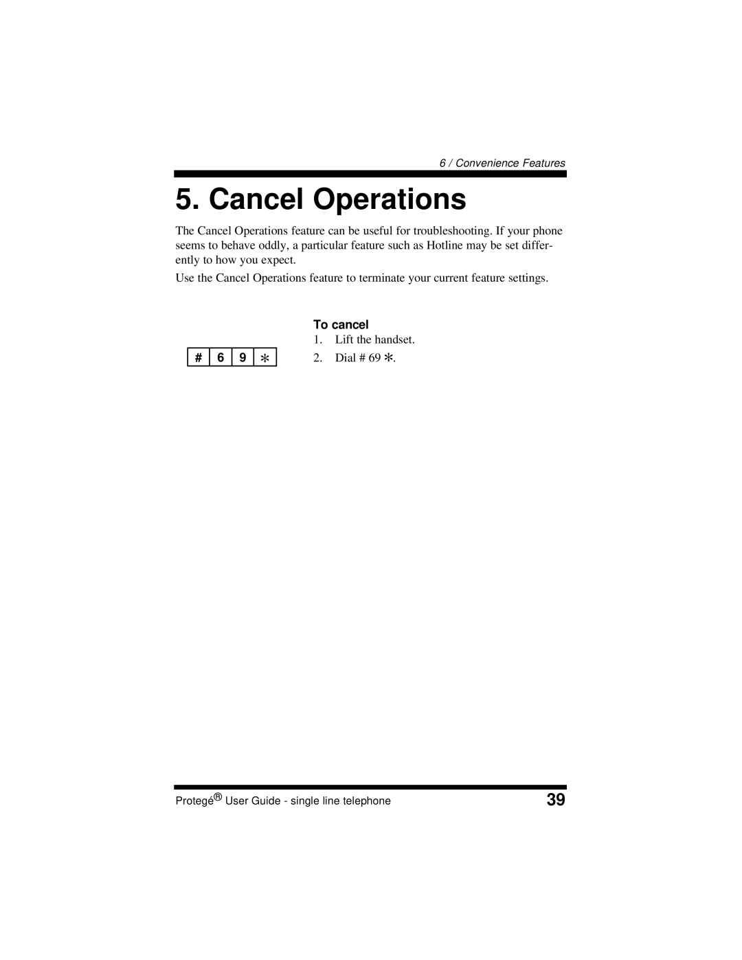 Sprint Nextel 699031 manual Cancel Operations, To cancel 