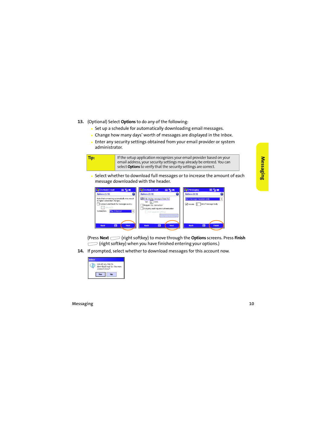 Sprint Nextel 700wx manual Messaging 