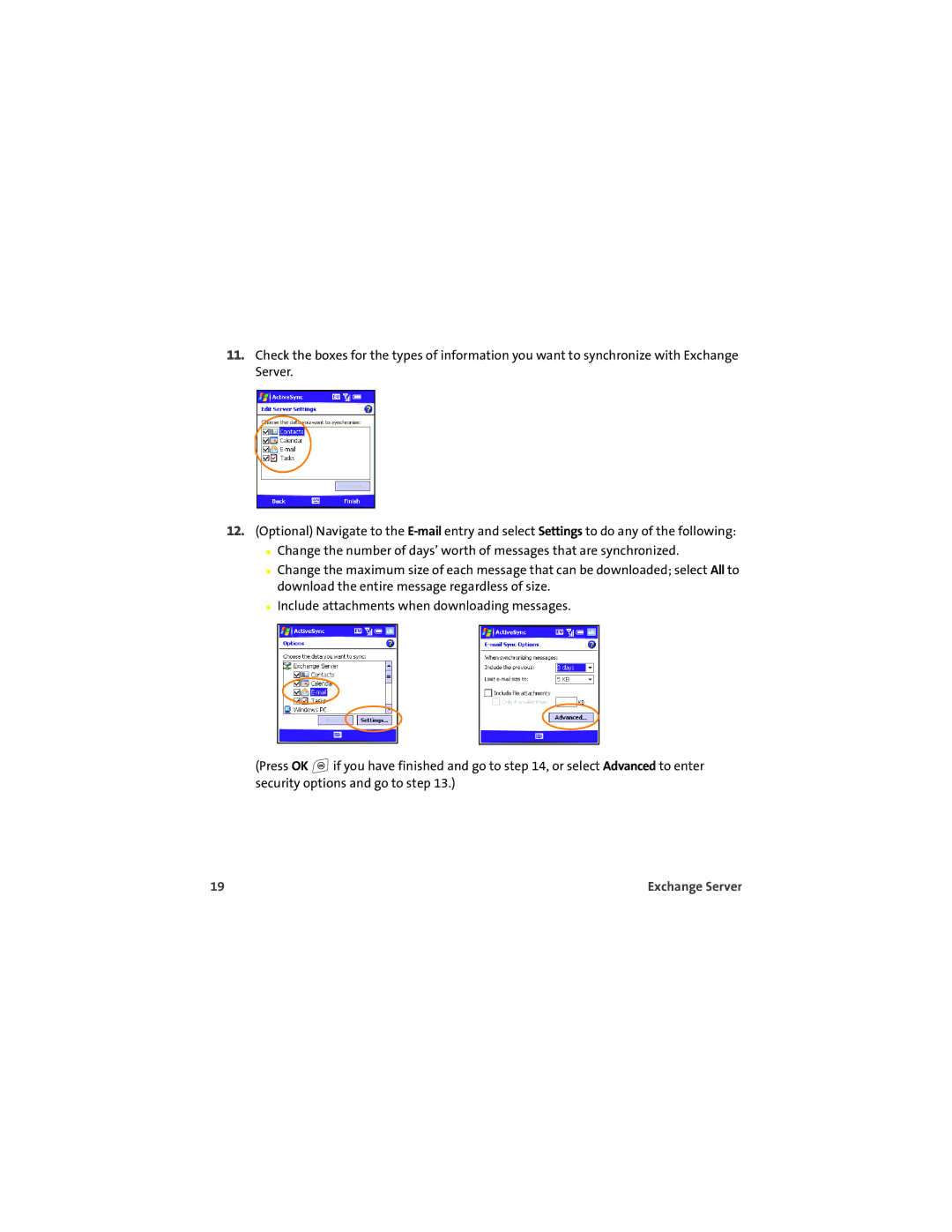 Sprint Nextel 700wx manual Exchange Server 