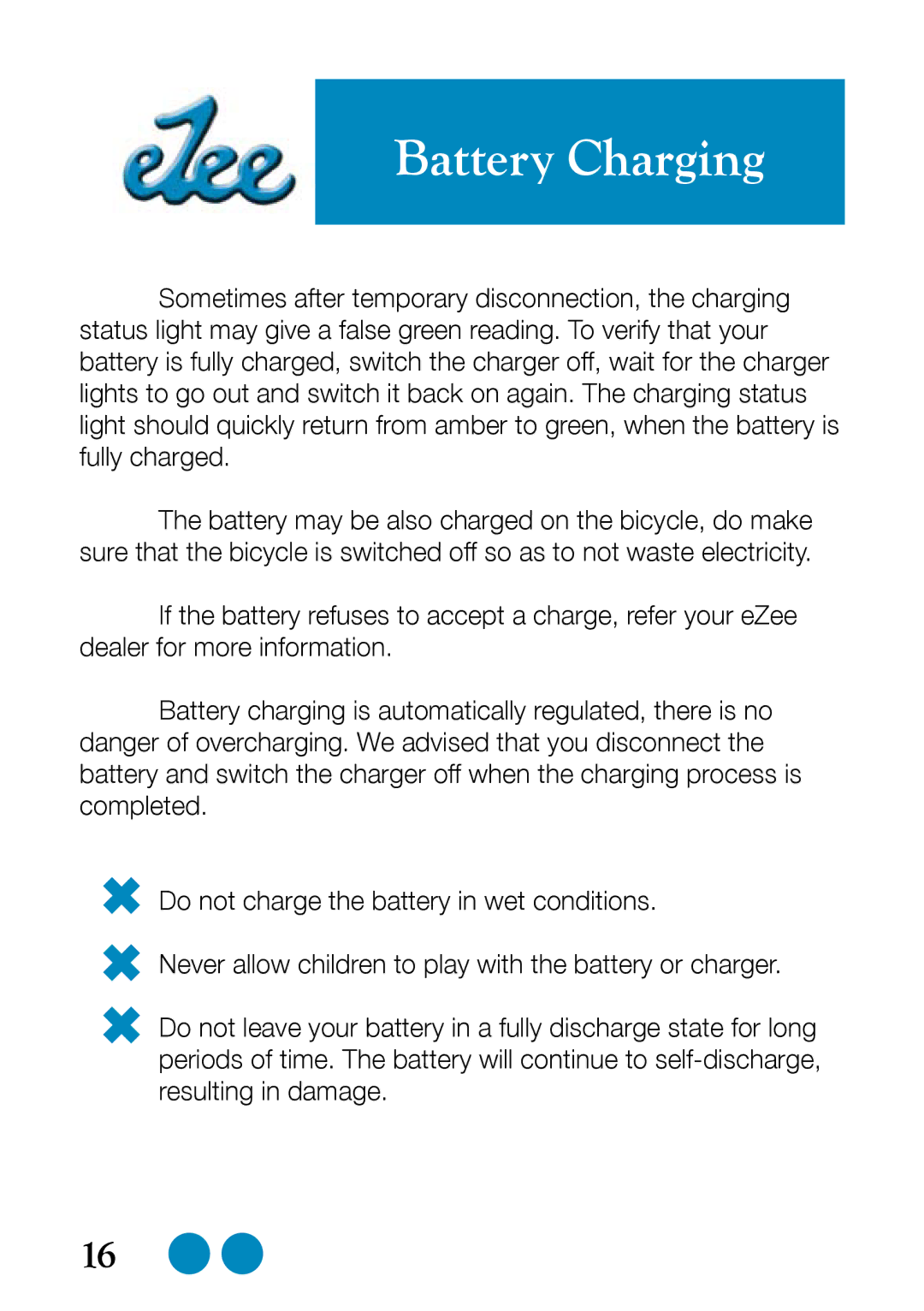 Sprint Nextel Bike user manual Battery Charging 