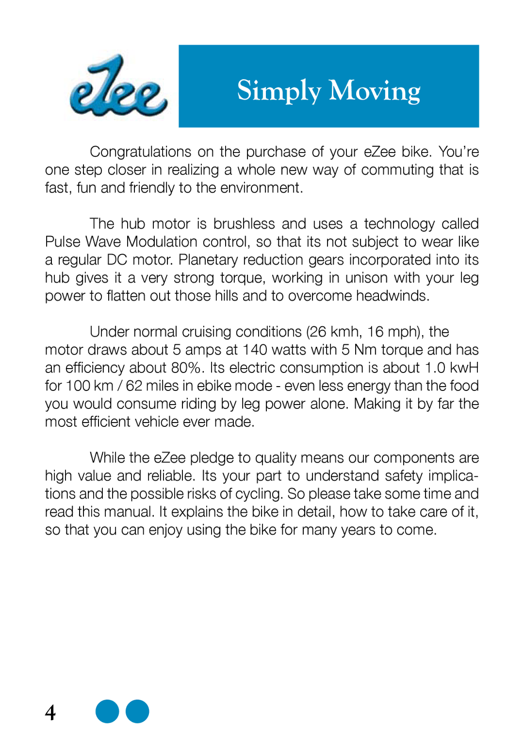 Sprint Nextel Bike user manual Simply Moving 