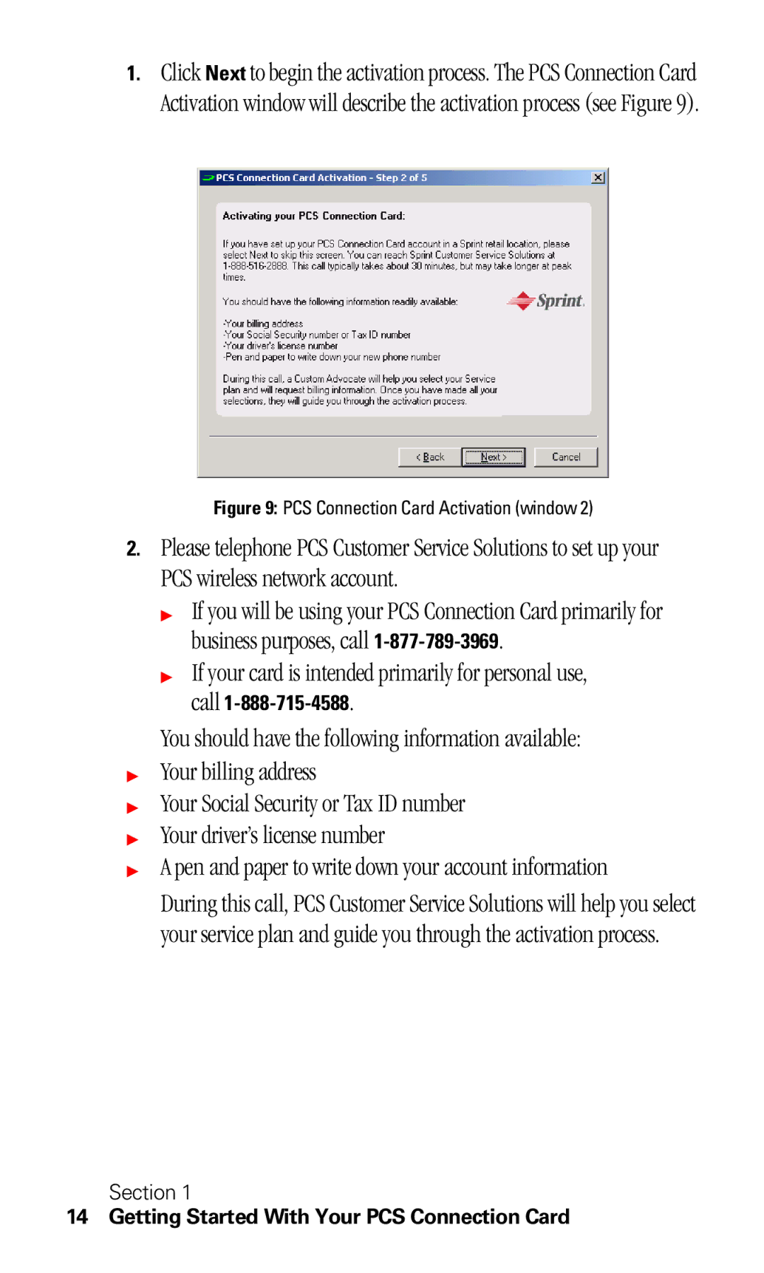 Sprint Nextel C201 manual If your card is intended primarily for personal use 