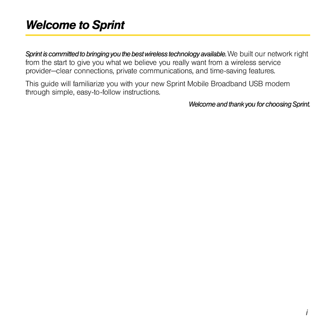 Sprint Nextel Compass 597 manual Welcome to Sprint 