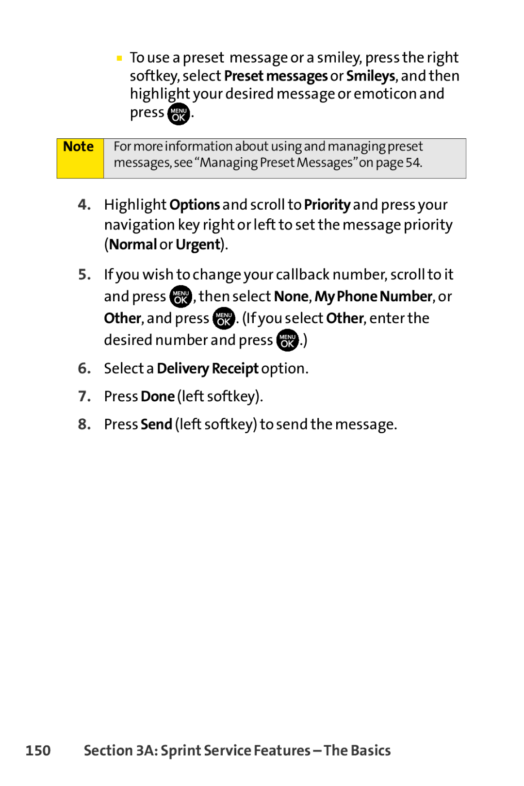 Sprint Nextel H 11/07 manual Sprint Service Features The Basics 