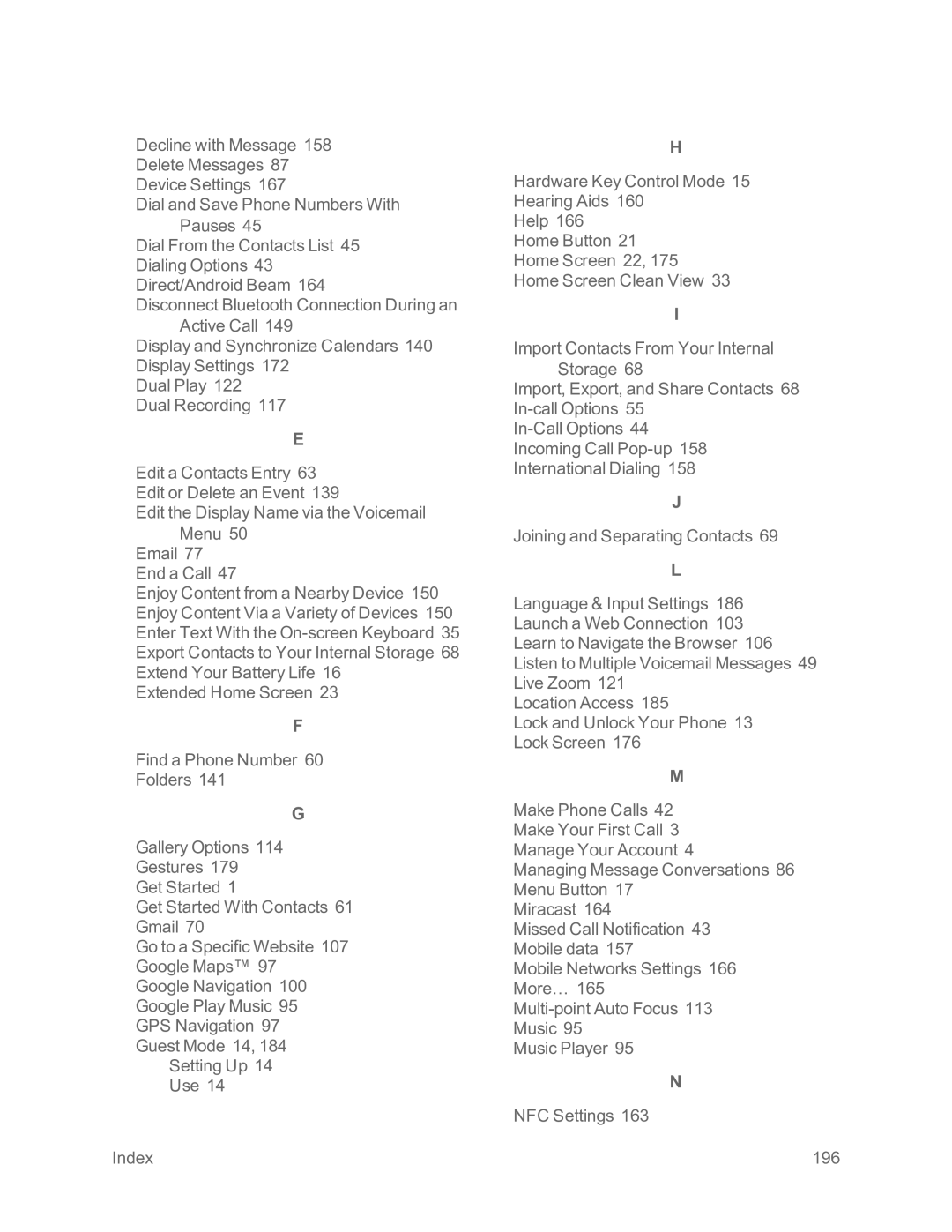 Sprint Nextel LG G2 manual 