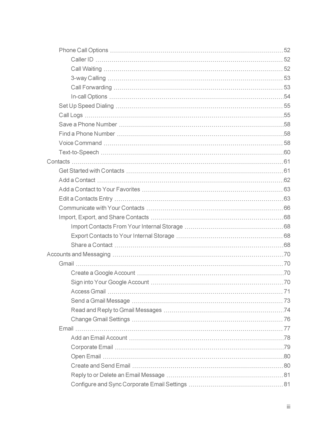 Sprint Nextel LG OPTIMUS F3 manual 