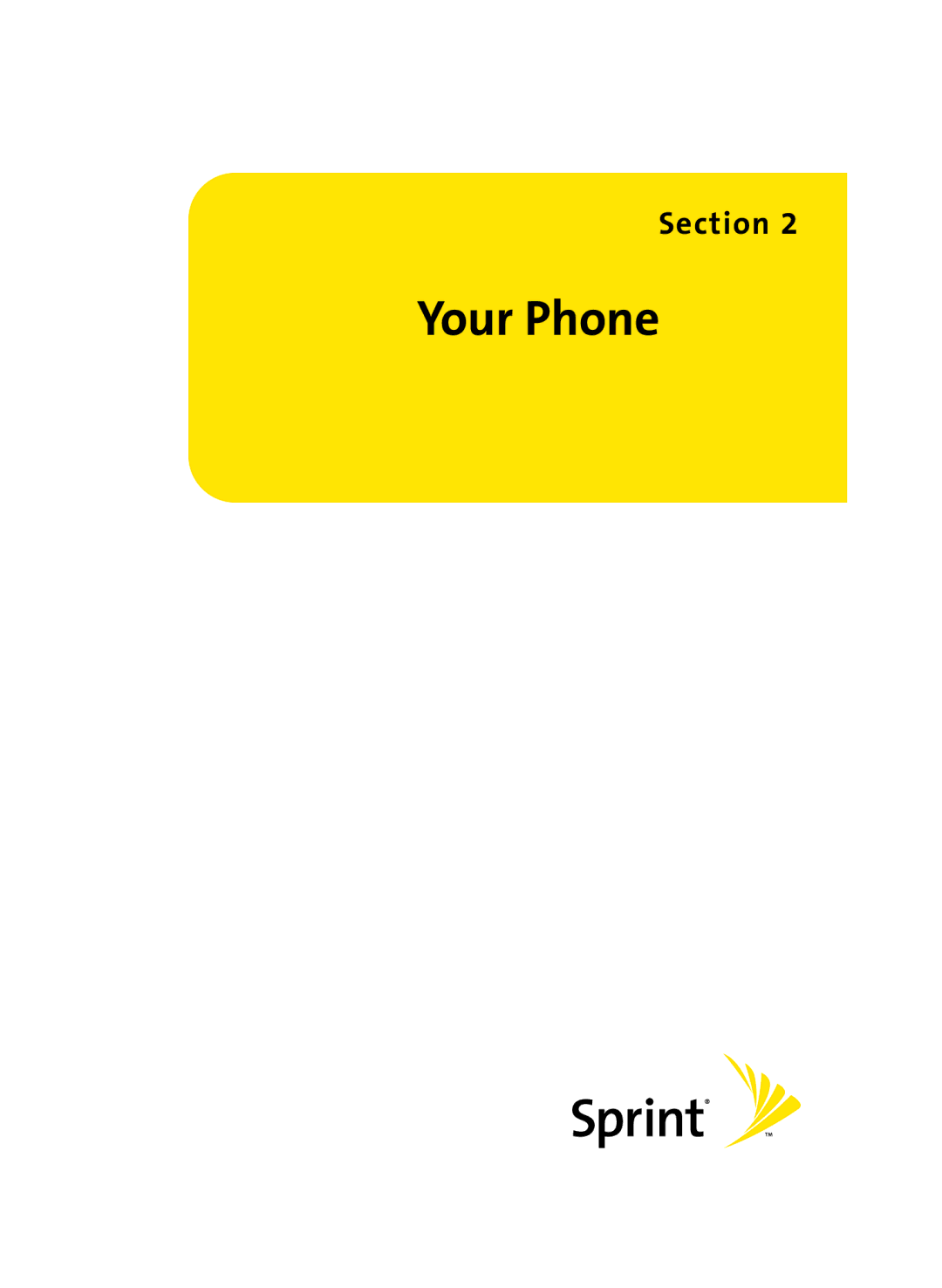 Sprint Nextel LX350 manual Your Phone 