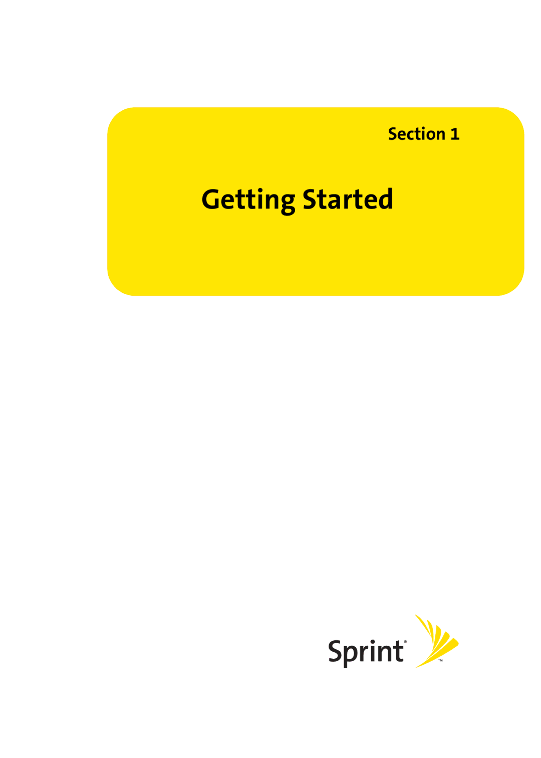 Sprint Nextel M500 manual Getting Started 