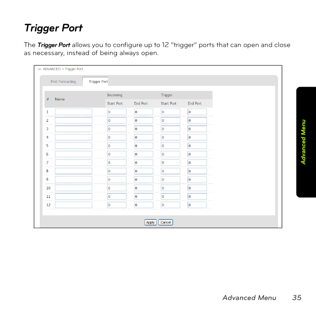 Sprint Nextel MAX-206M2 manual Trigger Port 