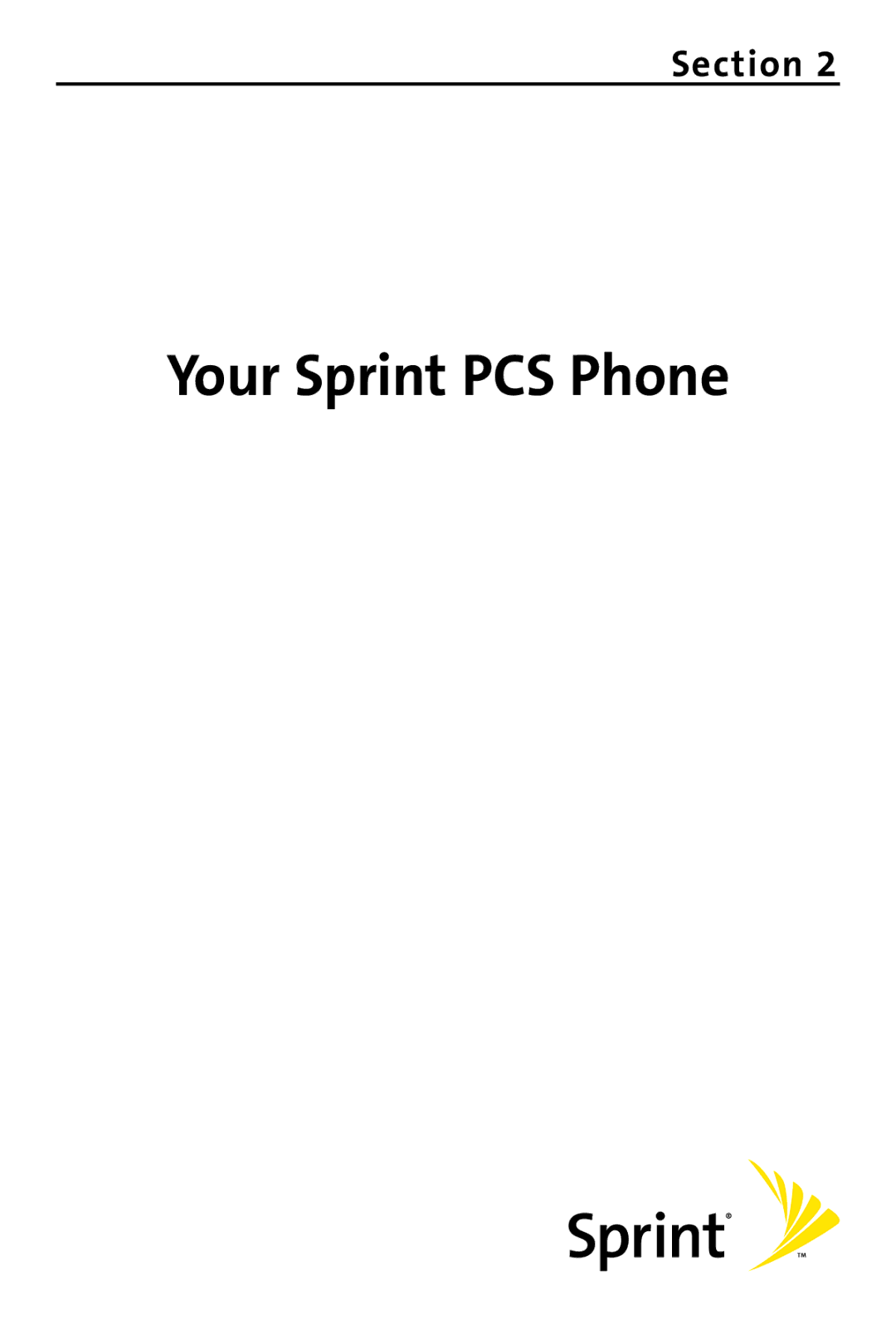 Sprint Nextel MM-7500 manual Your Sprint PCS Phone 