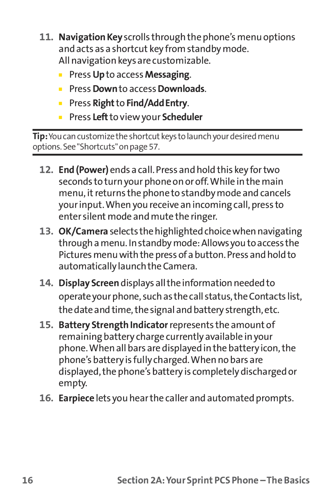 Sprint Nextel PM-225 manual Press Right to Find/AddEntry, Press Left to view your Scheduler 