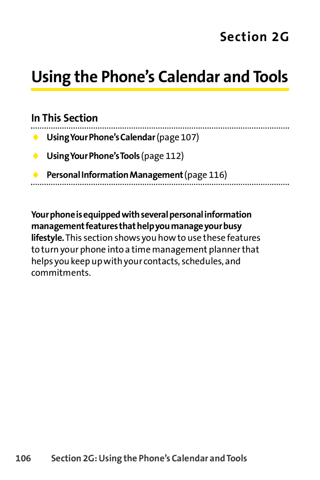 Sprint Nextel S1 manual Using the Phone’s Calendar and Tools 