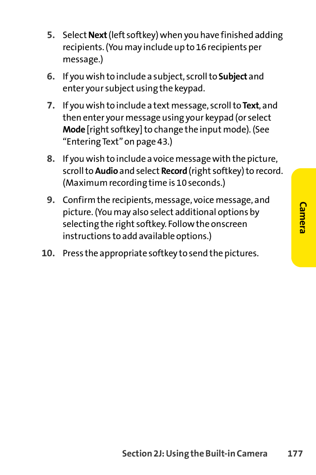 Sprint Nextel SCP-3200 manual 177 