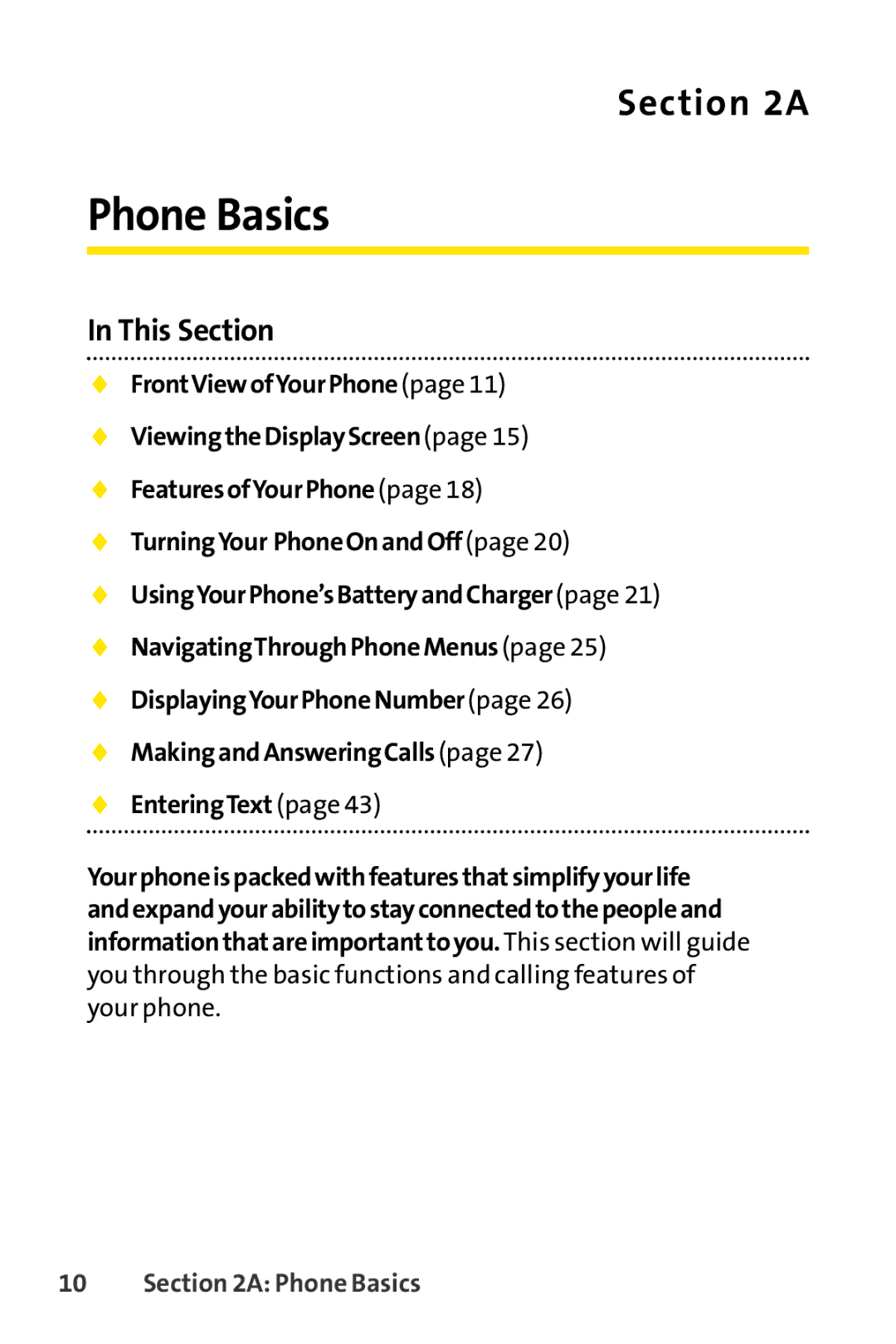 Sprint Nextel SCP-3200 manual Phone Basics 