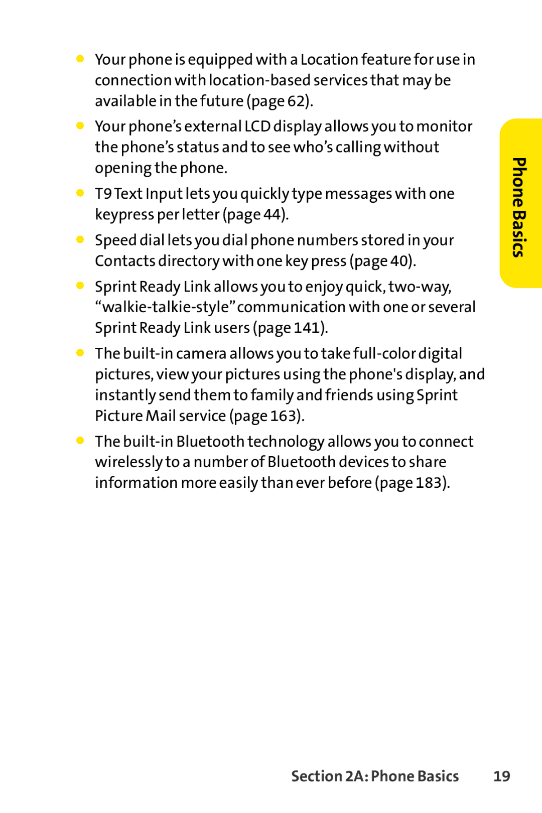 Sprint Nextel SCP-3200 manual Phone Basics 