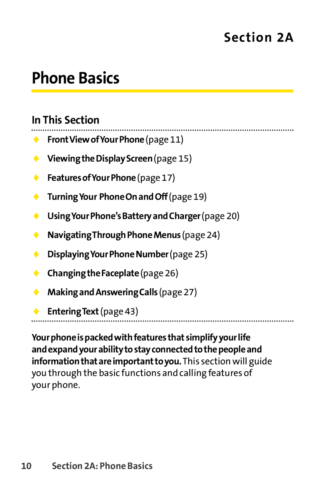 Sprint Nextel SCP-7000 manual Phone Basics 