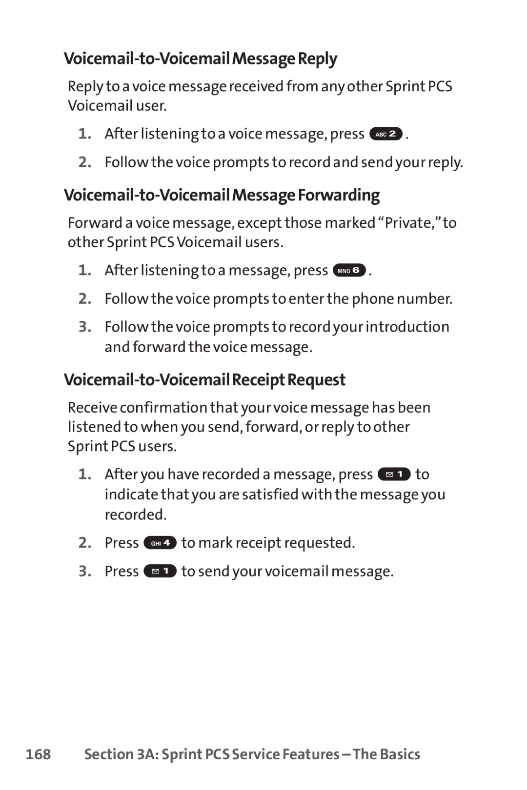 Sprint Nextel SCP-7000 manual Voicemail-to-VoicemailMessageReply, Voicemail-to-VoicemailMessageForwarding 