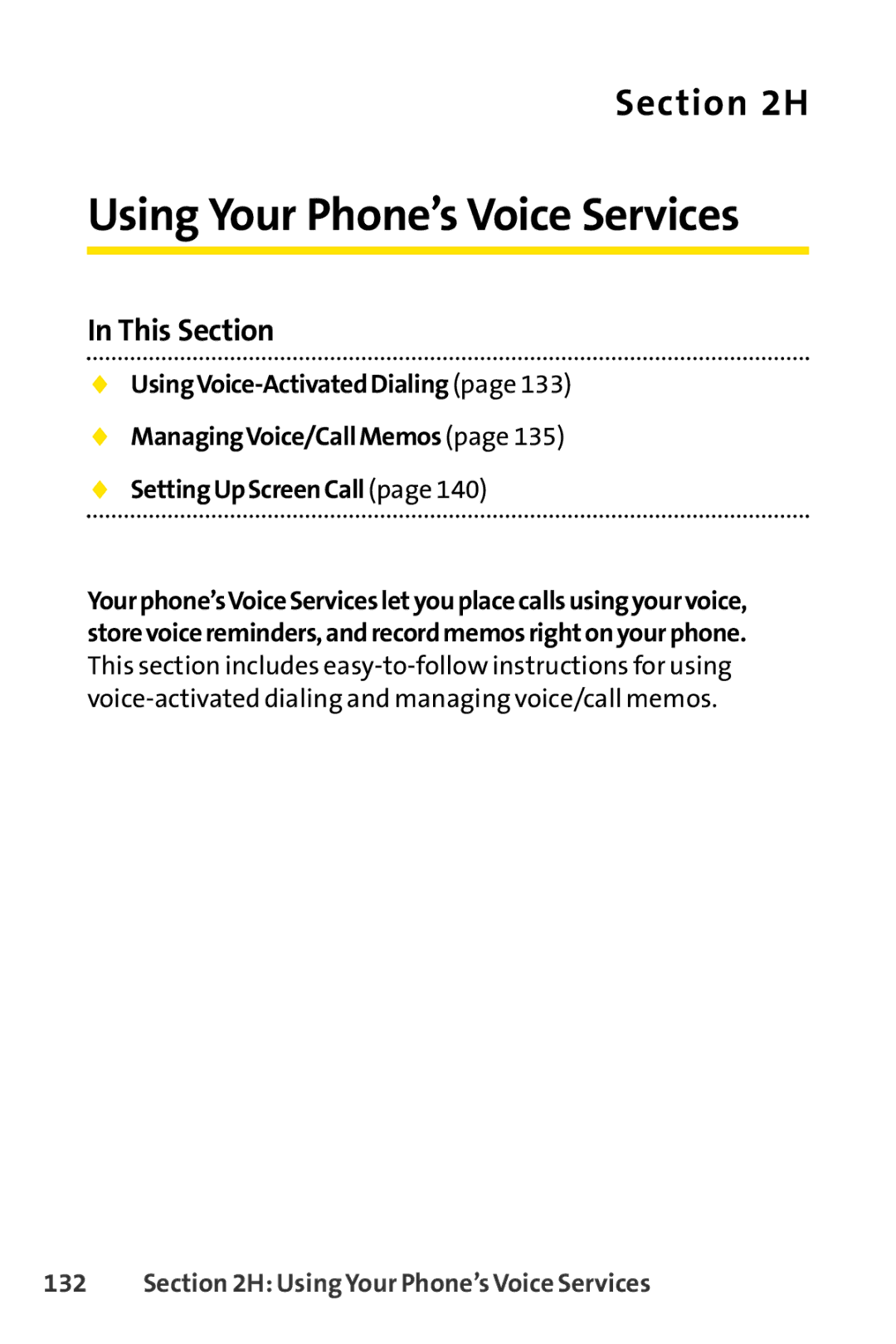 Sprint Nextel SCP-7050 manual Using Your Phone’s Voice Services 