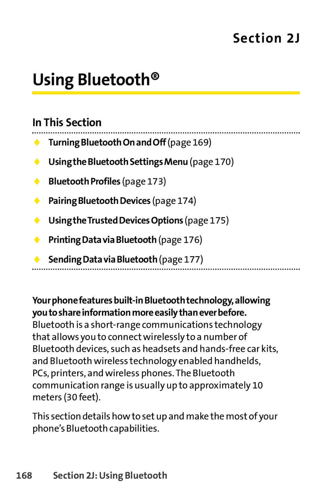 Sprint Nextel SCP-7050 manual Using Bluetooth 