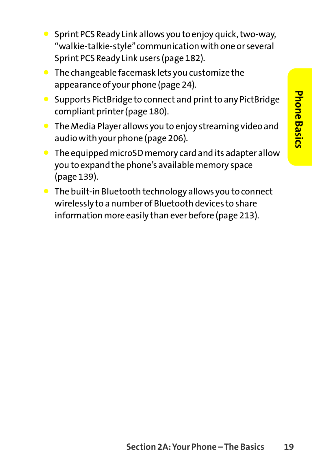 Sprint Nextel SCP-8400 manual Phone Basics 