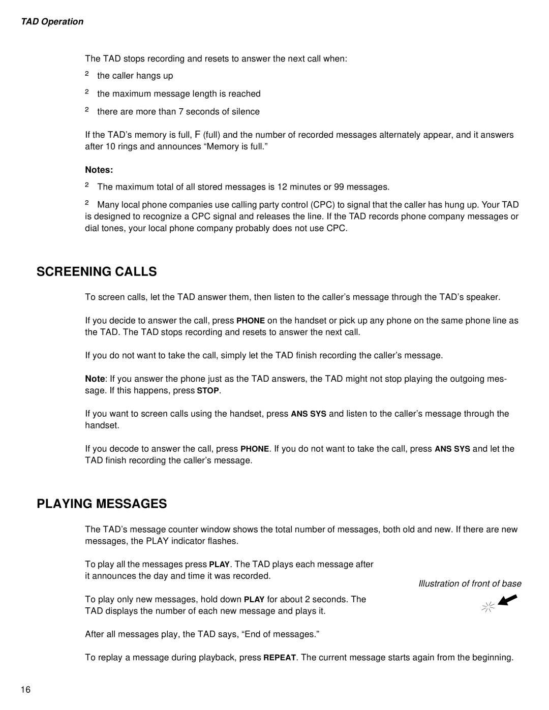 Sprint Nextel SP-515 owner manual Screening Calls, Playing Messages 