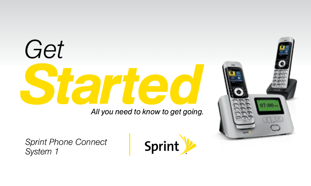 Sprint Nextel SYSTEM 1 manual Started 