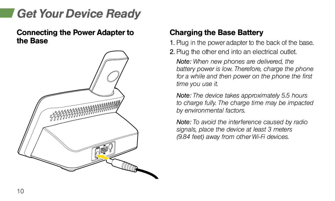 Sprint Nextel SYSTEM 1 manual Plug the other end into an electrical outlet 