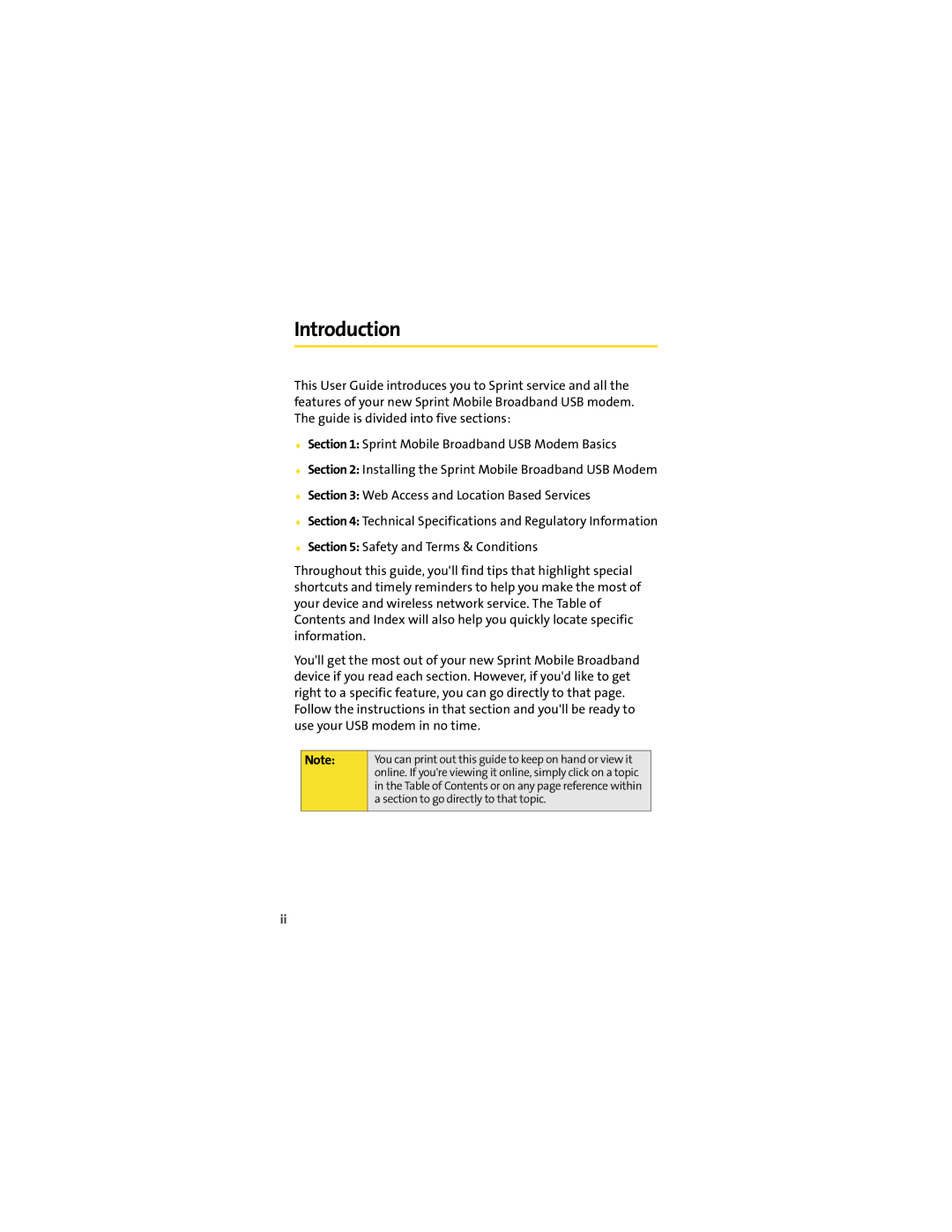 Sprint Nextel U727 manual Introduction 