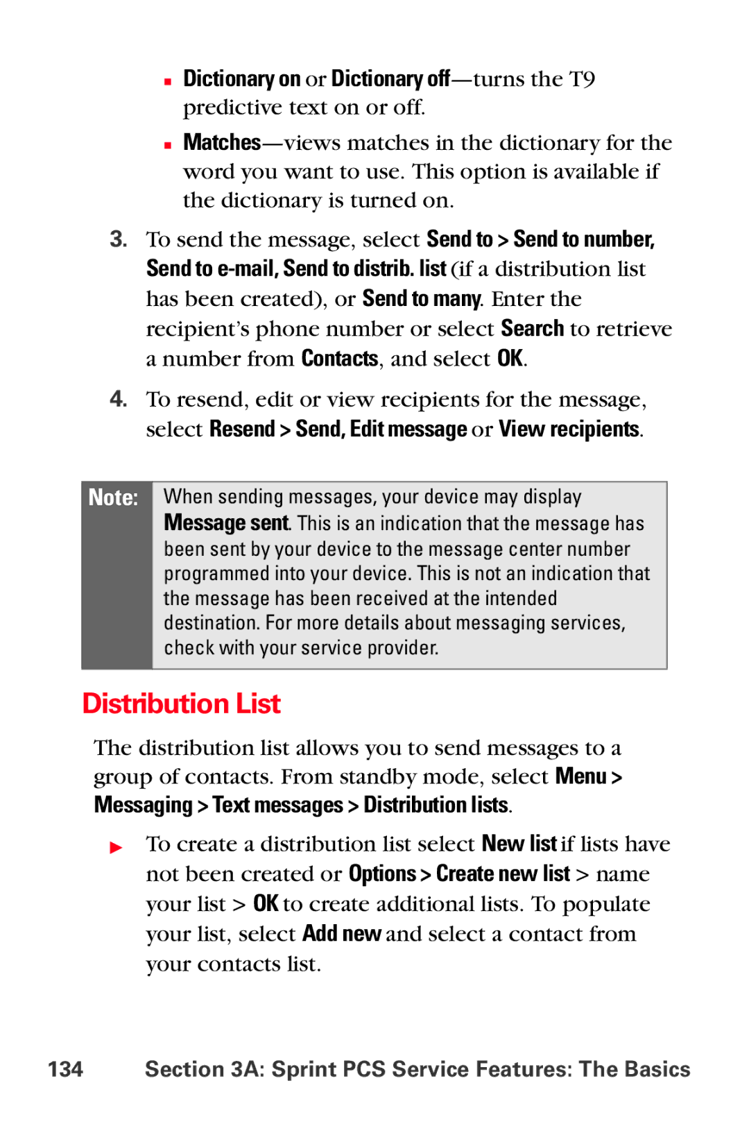 Sprint Nextel VI-3155I manual Distribution List 