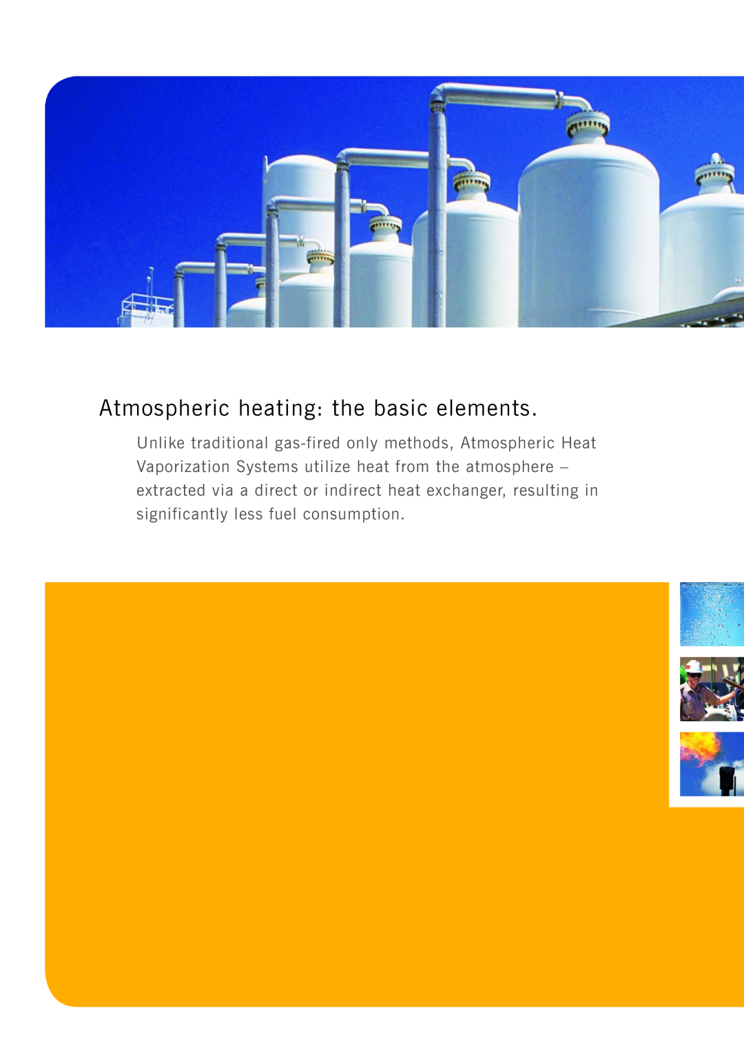 SPX Cooling Technologies Atmospheric Heat Vaporization Systems manual Atmospheric heating the basic elements 