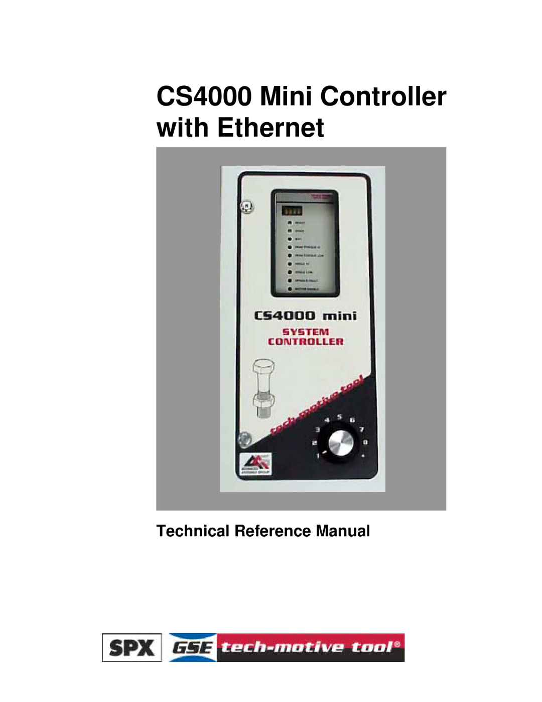 SPX Cooling Technologies manual CS4000 Mini Controller with Ethernet, Technical Reference Manual 