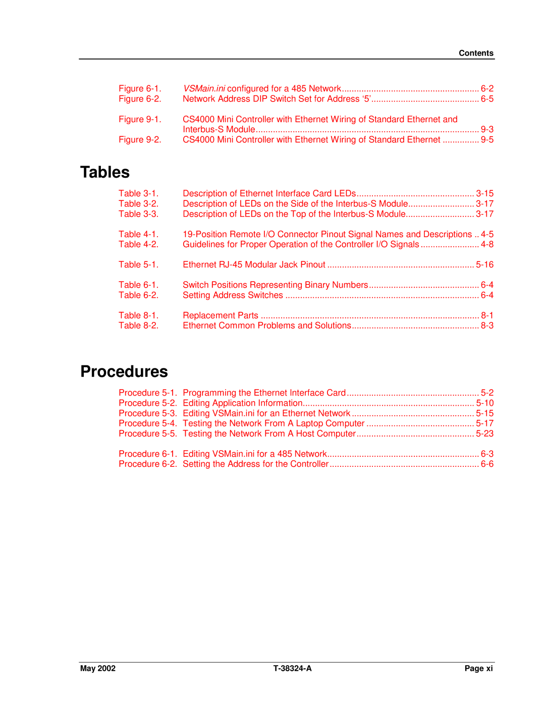 SPX Cooling Technologies CS4000 manual Tables 