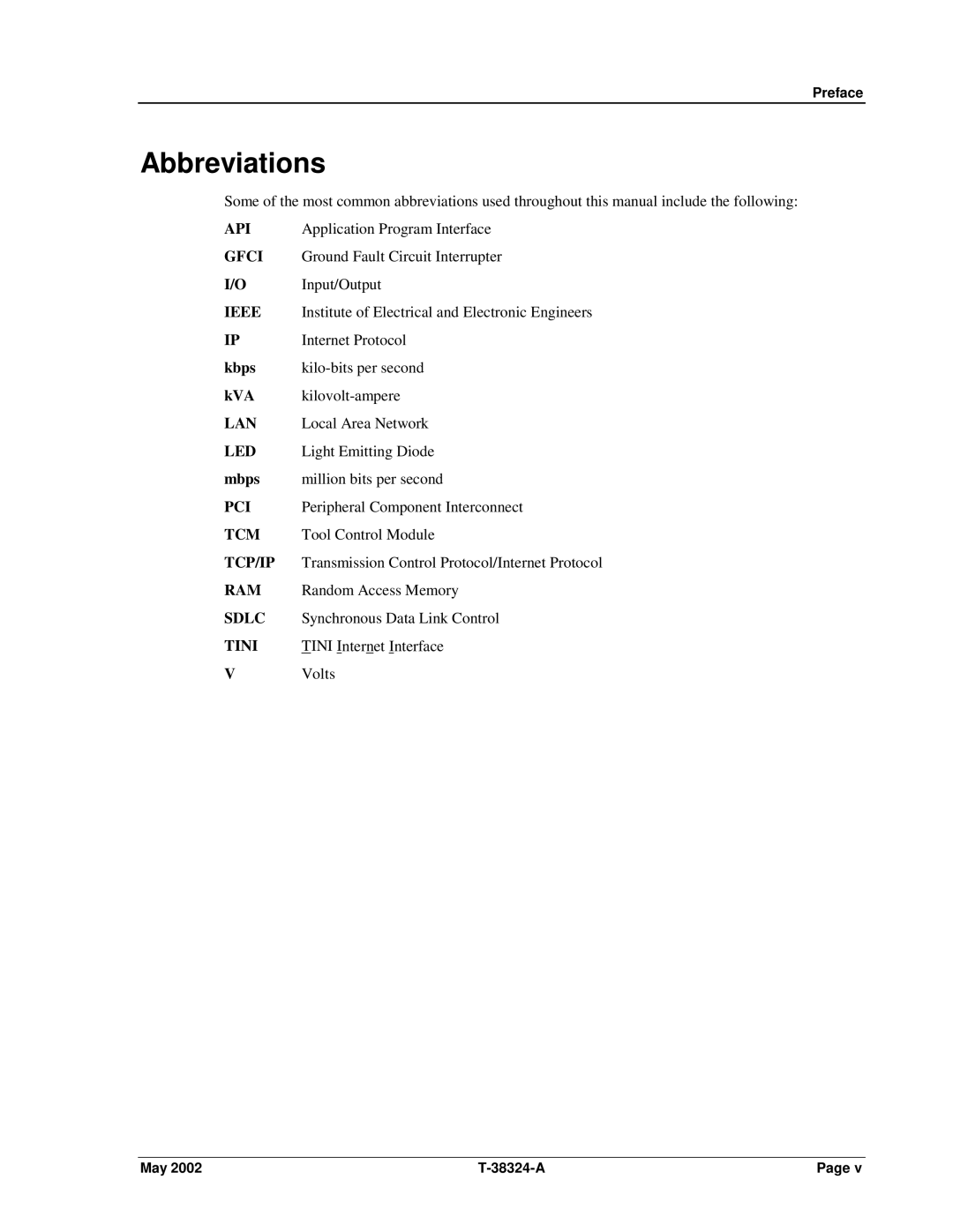 SPX Cooling Technologies CS4000 manual Abbreviations, Ieee 